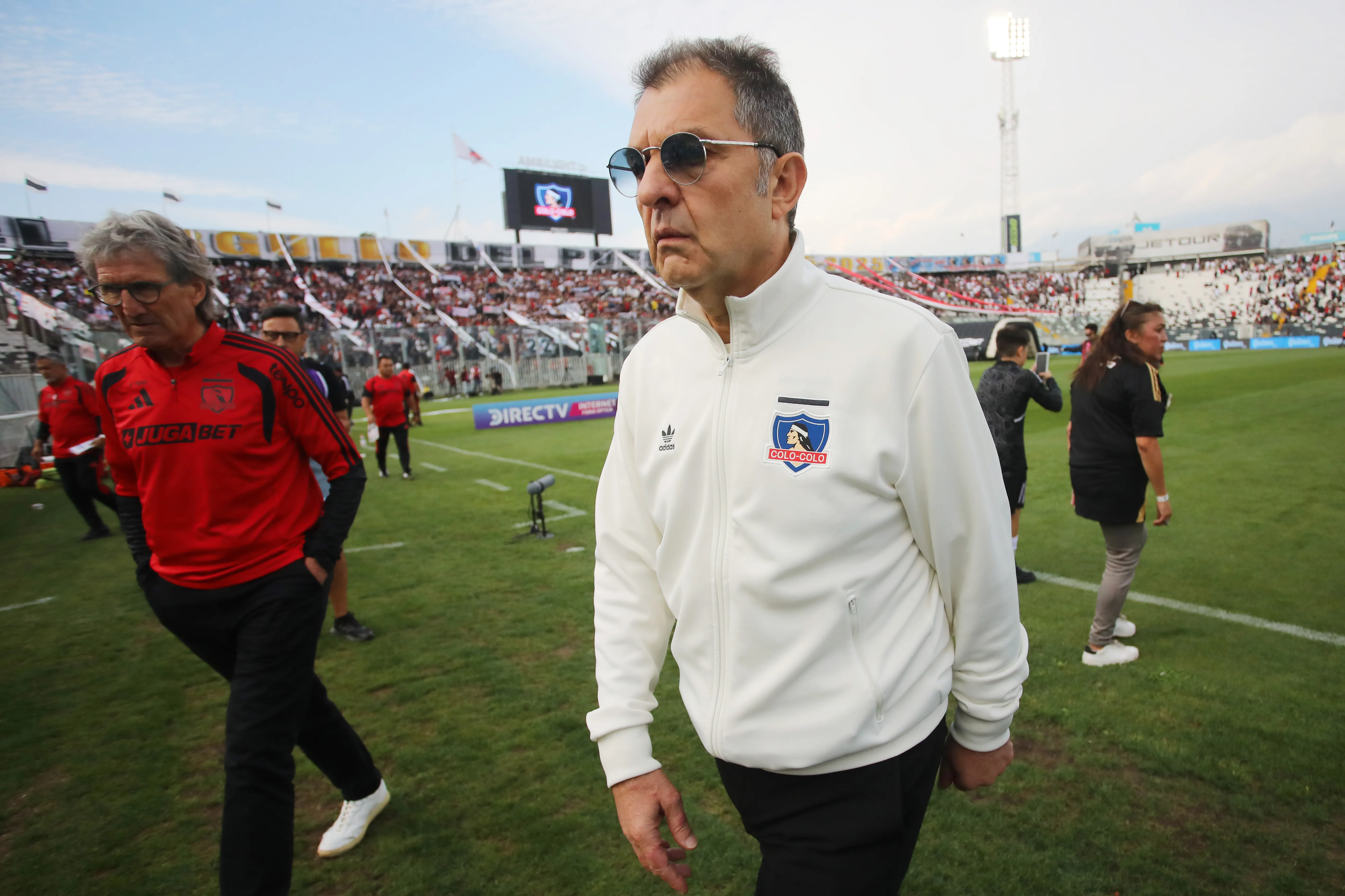 Aníbal Mosa quería asegurar a los hinchas de Colo Colo. Foto: Jonnathan Oyarzun/Photosport