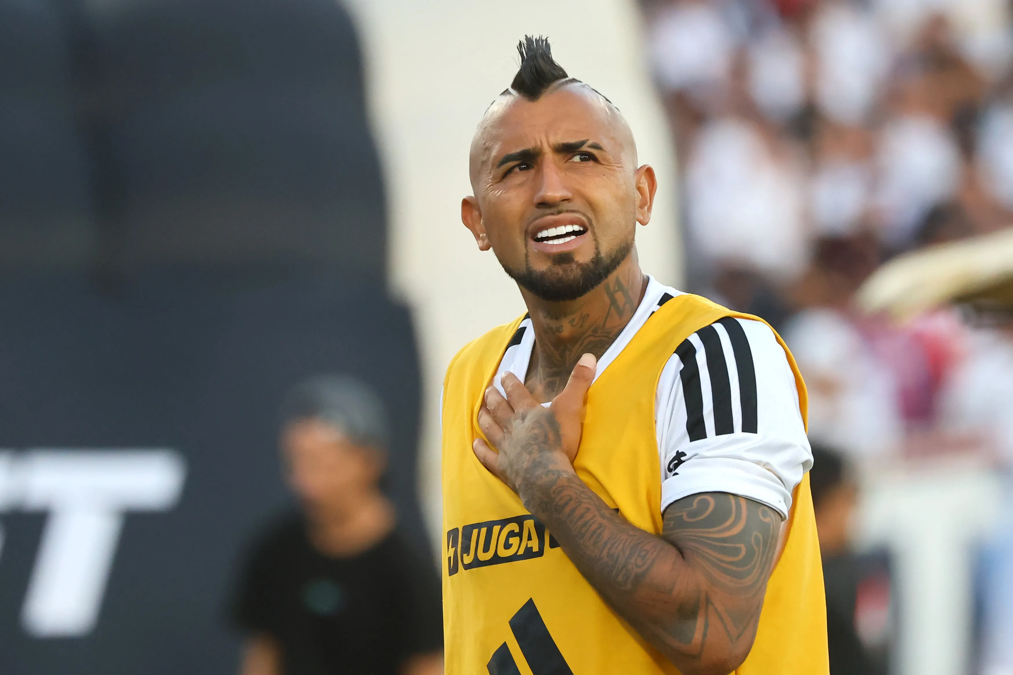 Arturo Vidal aparece envuelto en un robo que no le ayuda en nada a él ni a Colo Colo. Foto: Photosport.