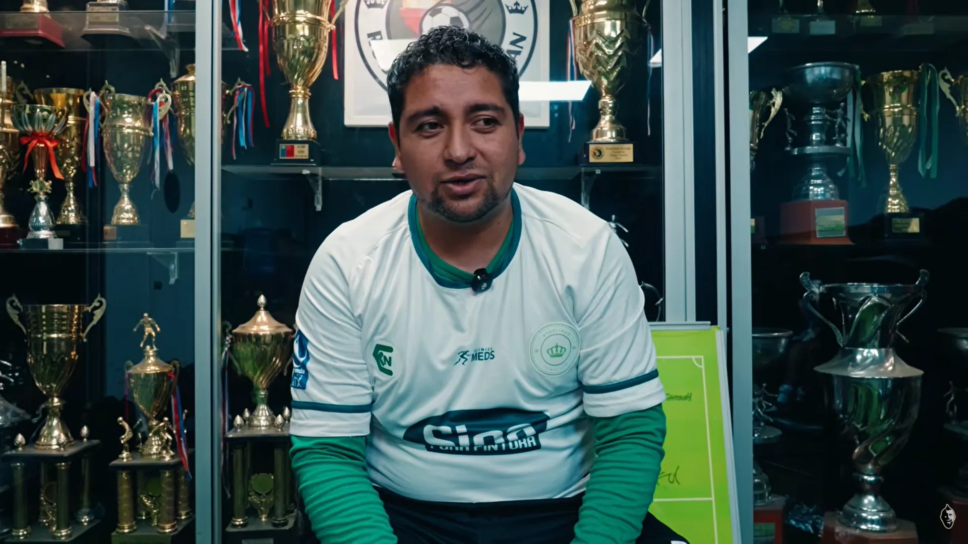 Juan Pablo Arenas, el capitán de Rodelindo Román. (Captura Vidal DT de Barrio).