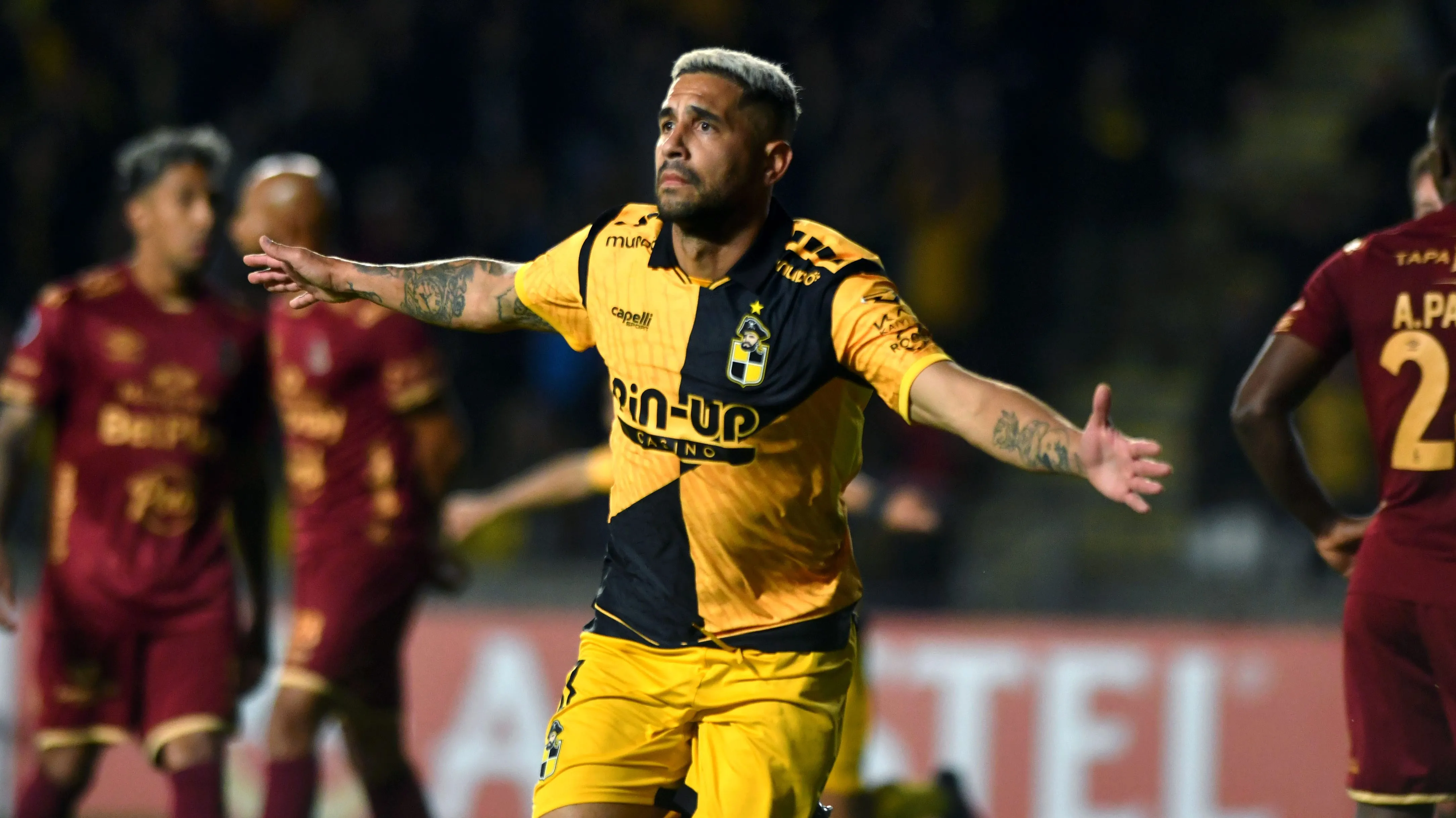 Coquimbo Unido venció a Tolima y está a nada de clasificar en Copa Libertadores. Foto: Photosport.