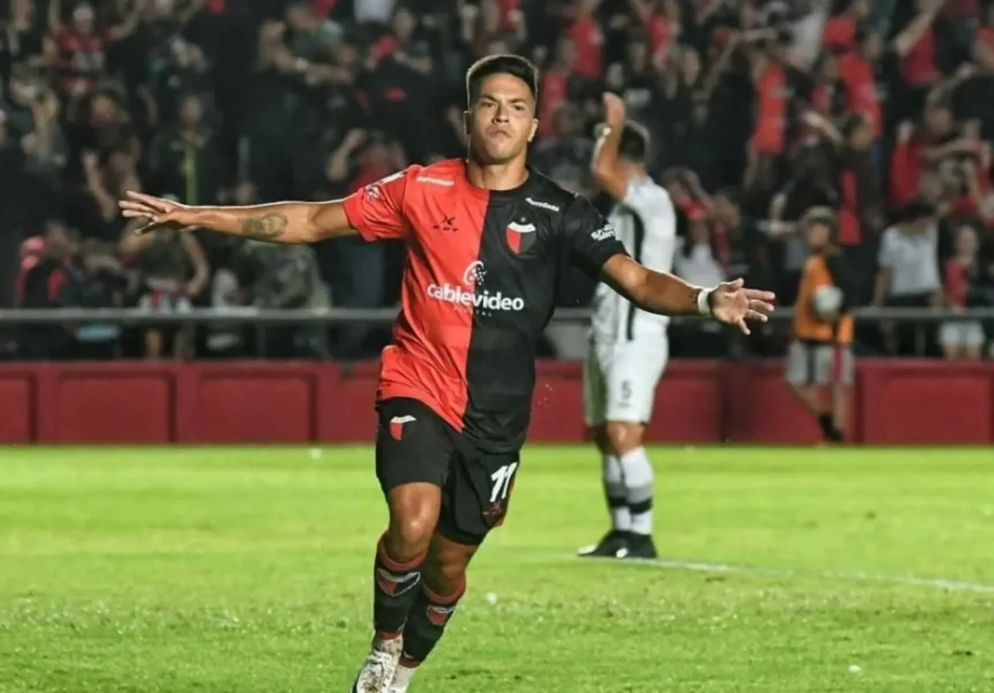 Ignacio Lago jugando en Colón.