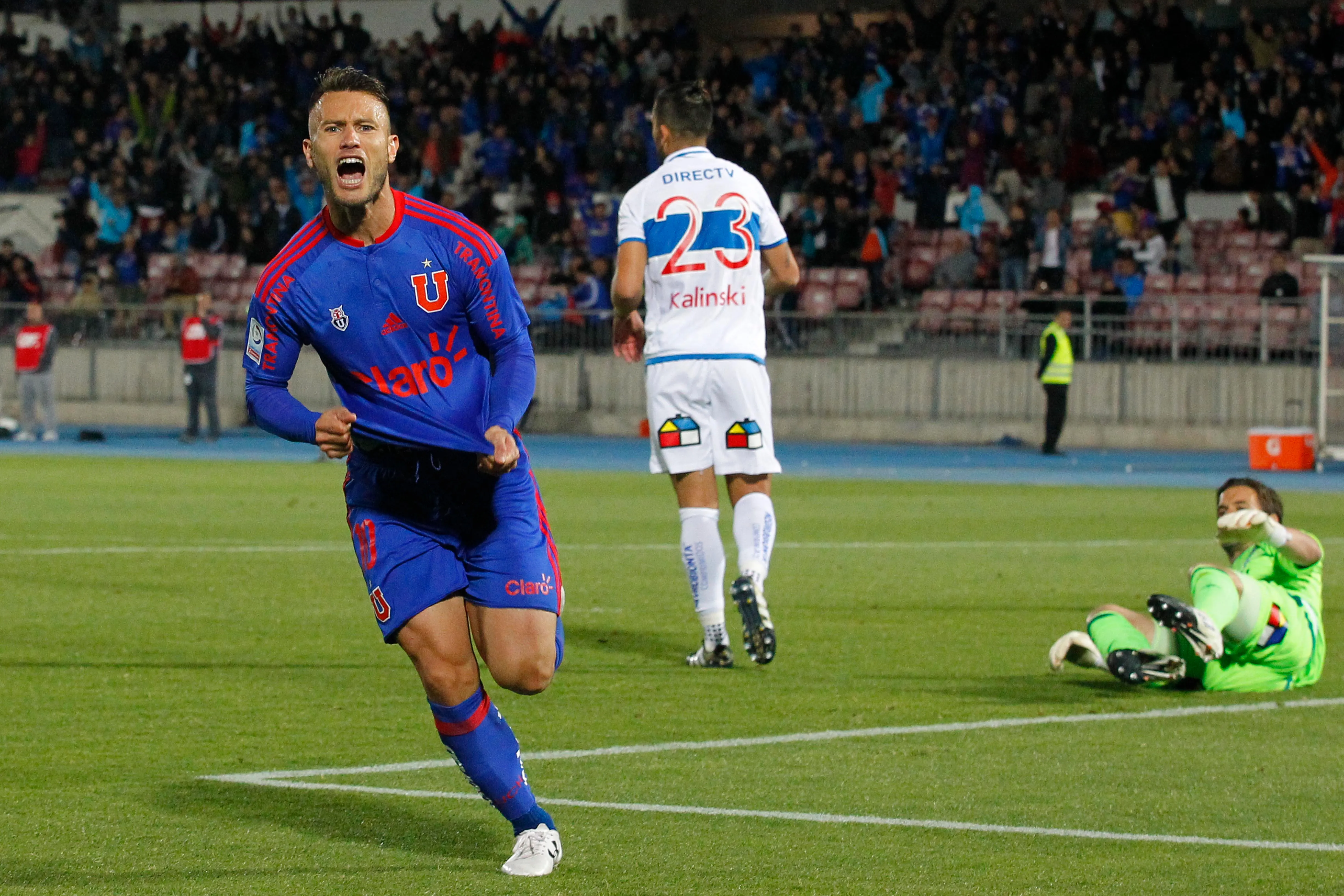 Gastón Fernández marcó 11 goles por U de Chile. Foto: Ramon Monroy/Photosport