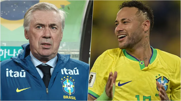 Así fue el cara a cara entre Ancelotti y Neymar
