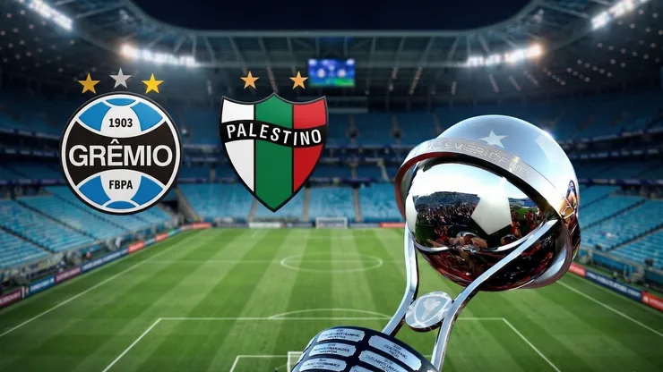 Palestino enfrenta a Gremio por la quinta fecha de la Copa Sudamericana.