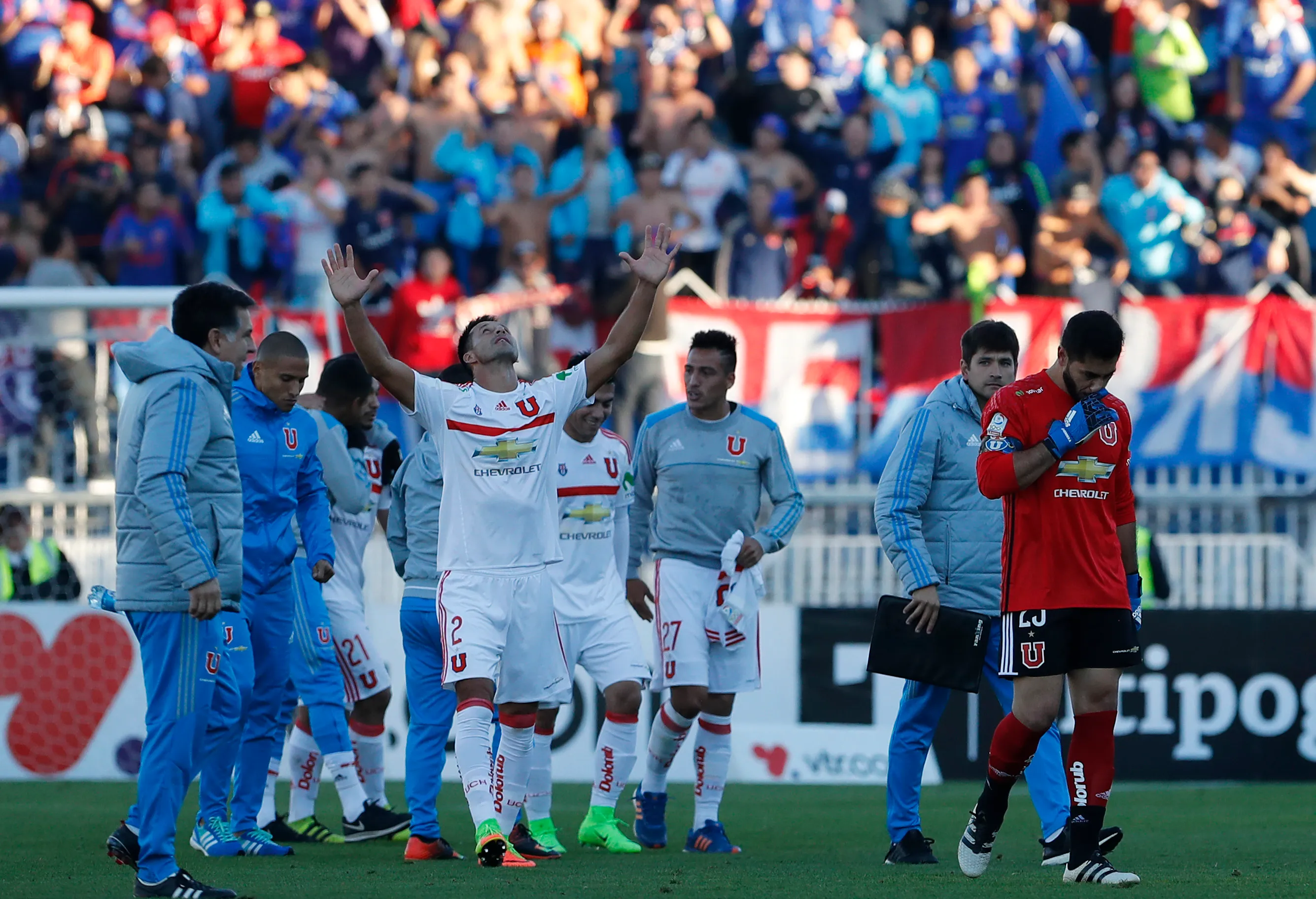 El partido contra O’Higgins en la penúltima fecha fue el milagro para la U: pasaron a Colo Colo y le arrebataron el título. Foto: Martin Thomas/Photosport