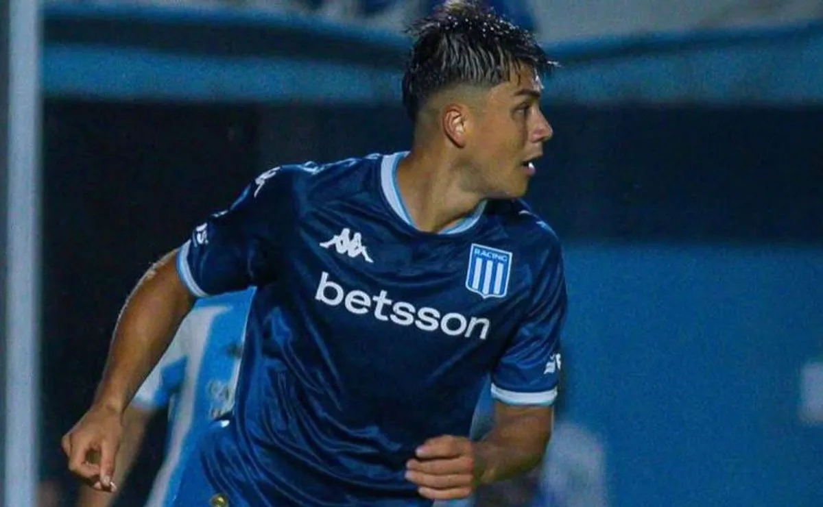 Damián Pizarro se irá de Racing tras haber jugado poco y nada en la Academia. | Foto: Archivo.