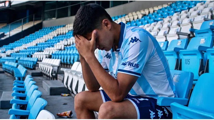 Damián Pizarro suma un nuevo fracaso en su joven carrera con la camiseta de Racing.