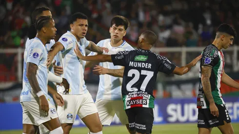 Palestino visita a Gremio en la Copa Sudamericana.
