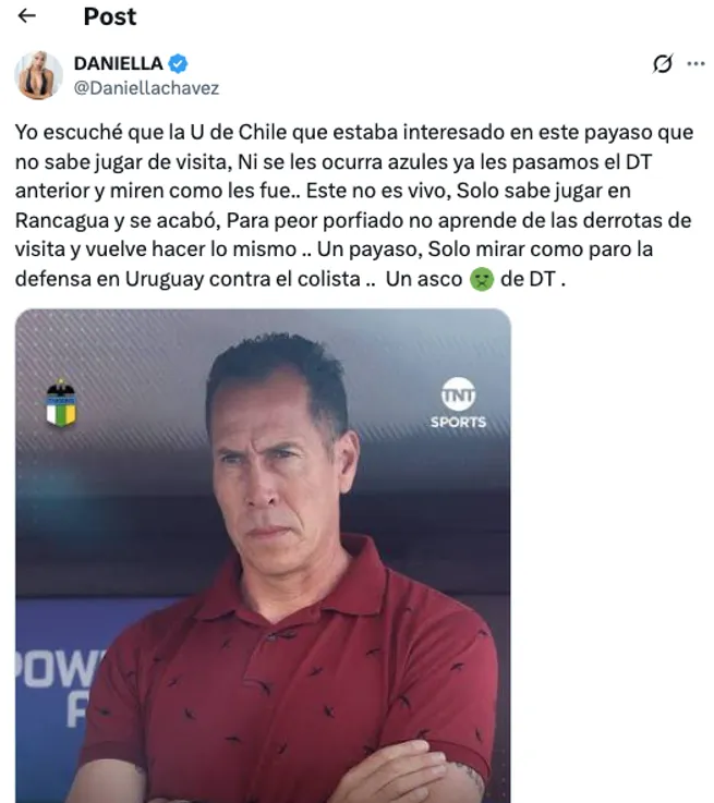 Daniella Chávez se lanzó con todo contra Bovaglio