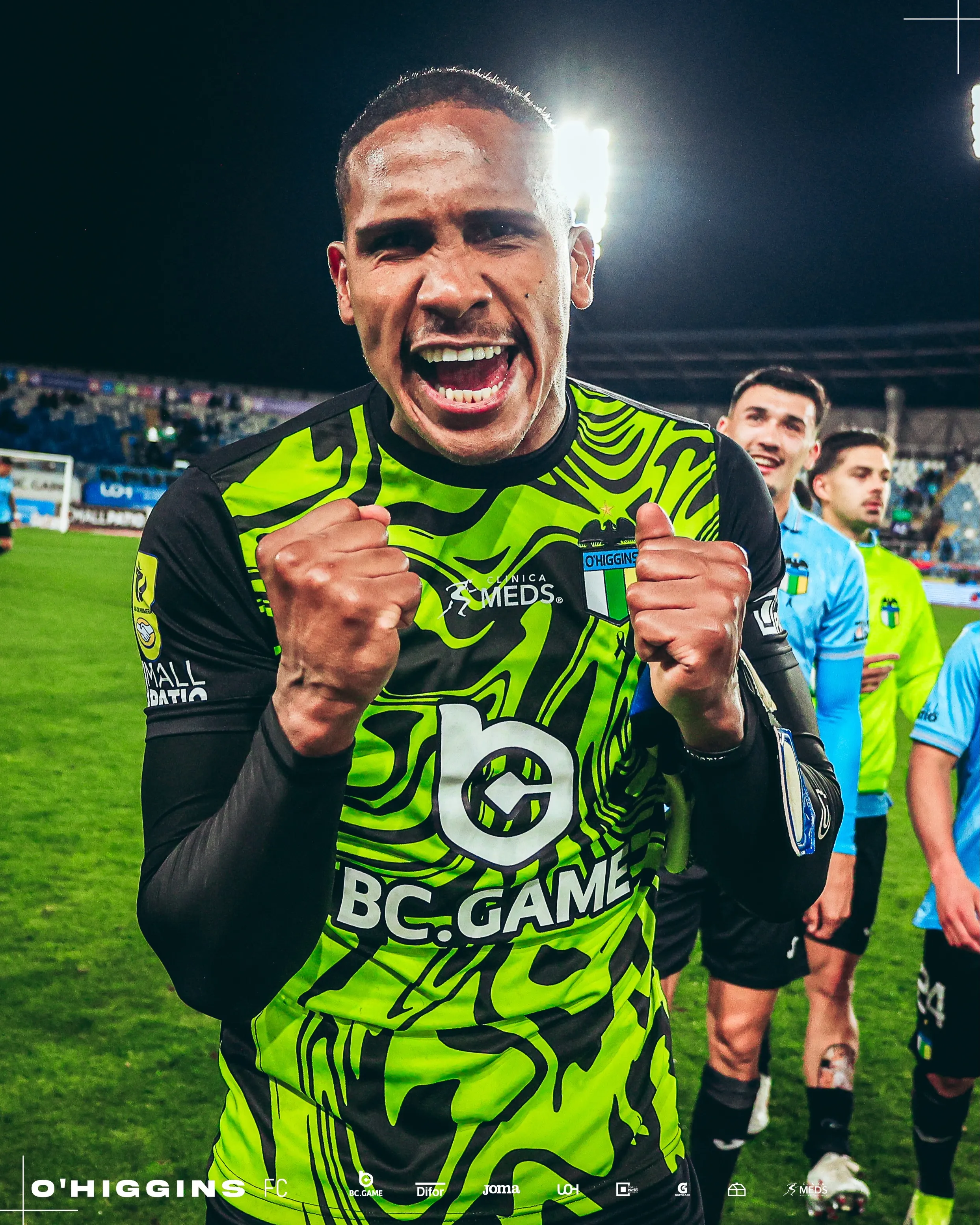 Omar Carabalí puede quedar afuera del Mundial luego de su amargo partido con O’Higgins en Copa Sudamericana. Foto: O’Higgins.