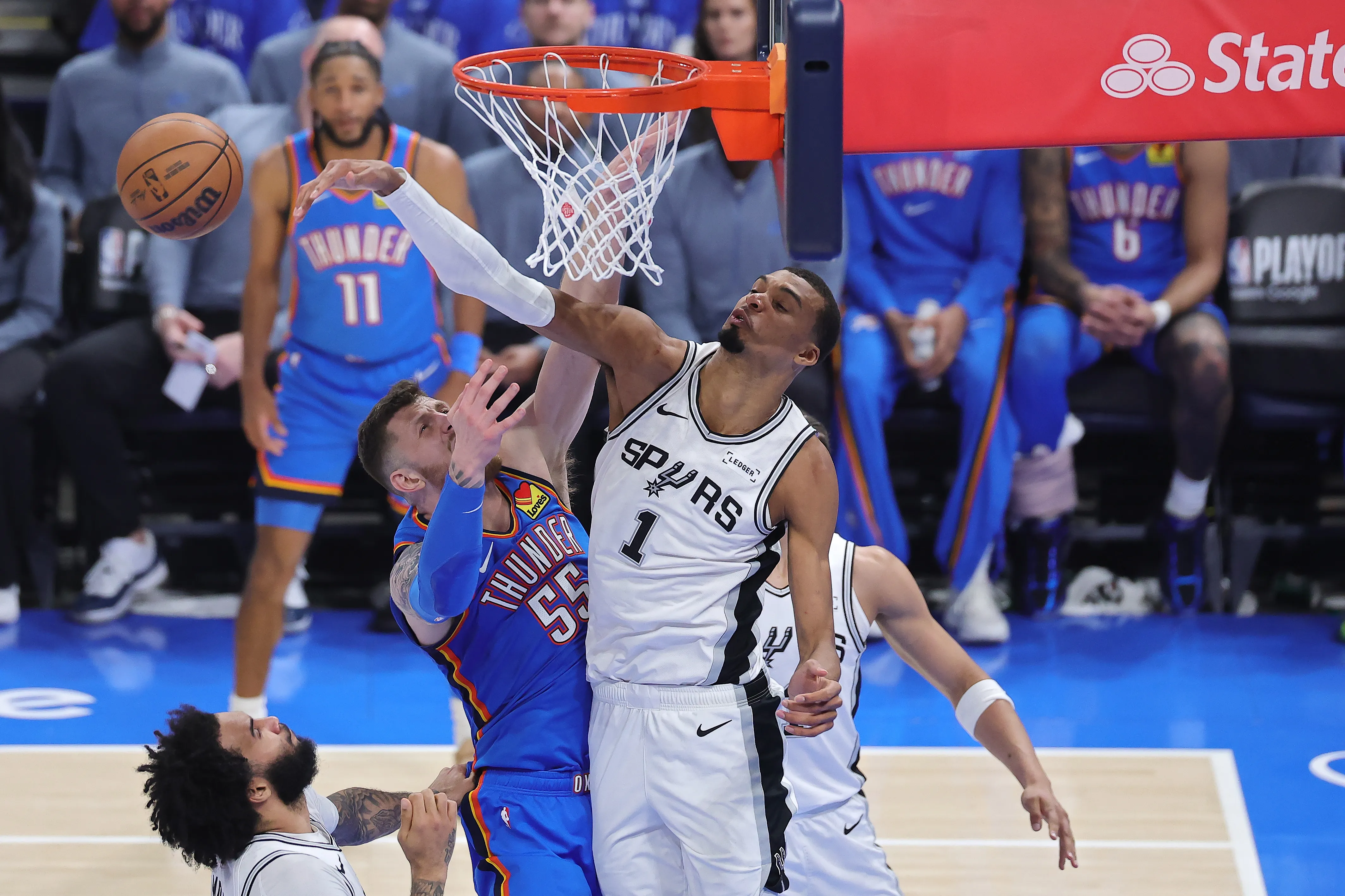 El pasado duelo jugado en Oklahoma /Getty Images