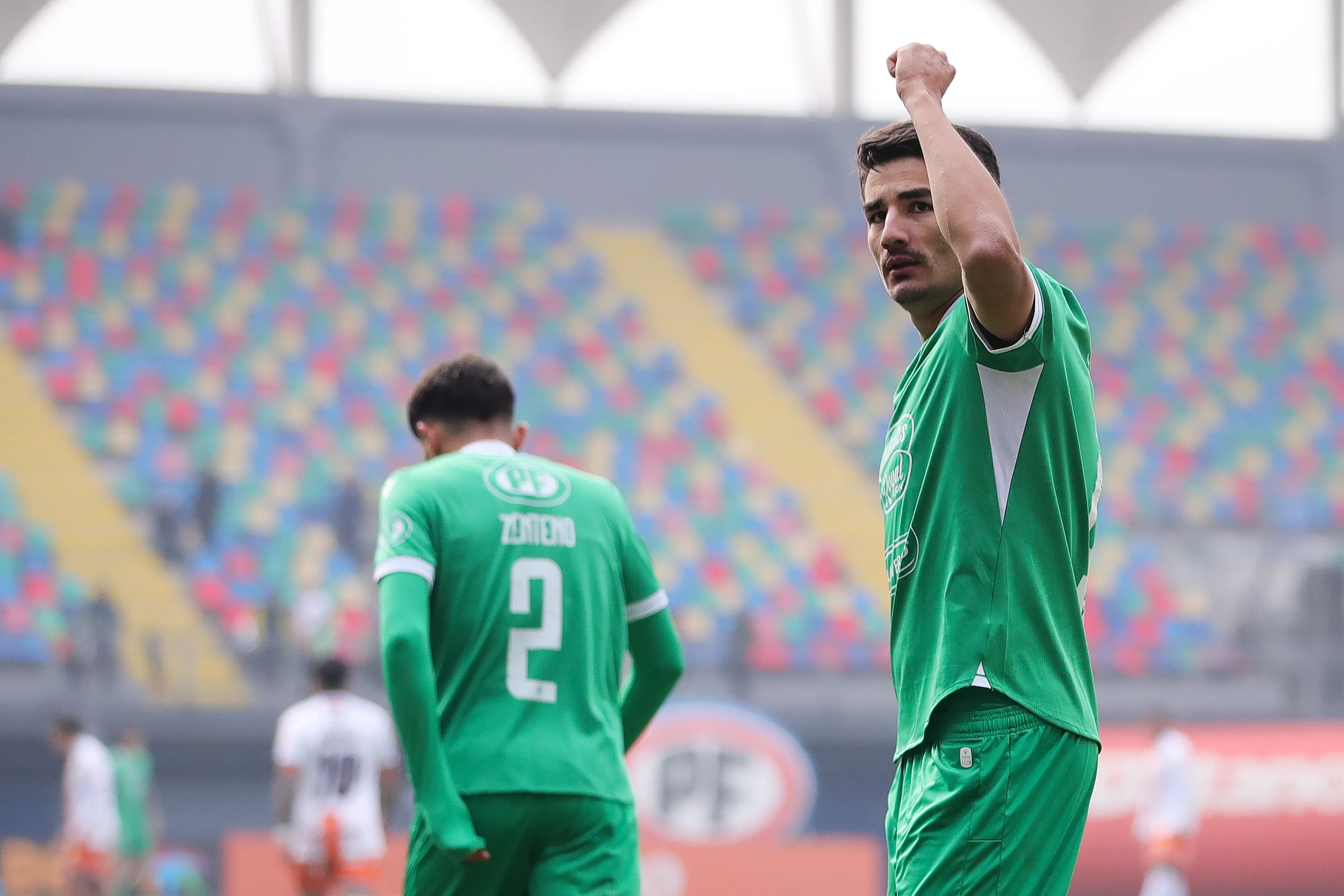 Diego Coelho marcó el gol del triunfo de Audax Italiano ante Cobresal que les da un respiro en la tabla. Foto: Photosport.