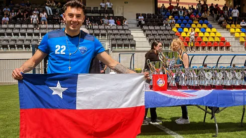 Pablo Arias. Le dicen Rayo, jugó en Cobreloa y sonríe en el Viejo Continente.