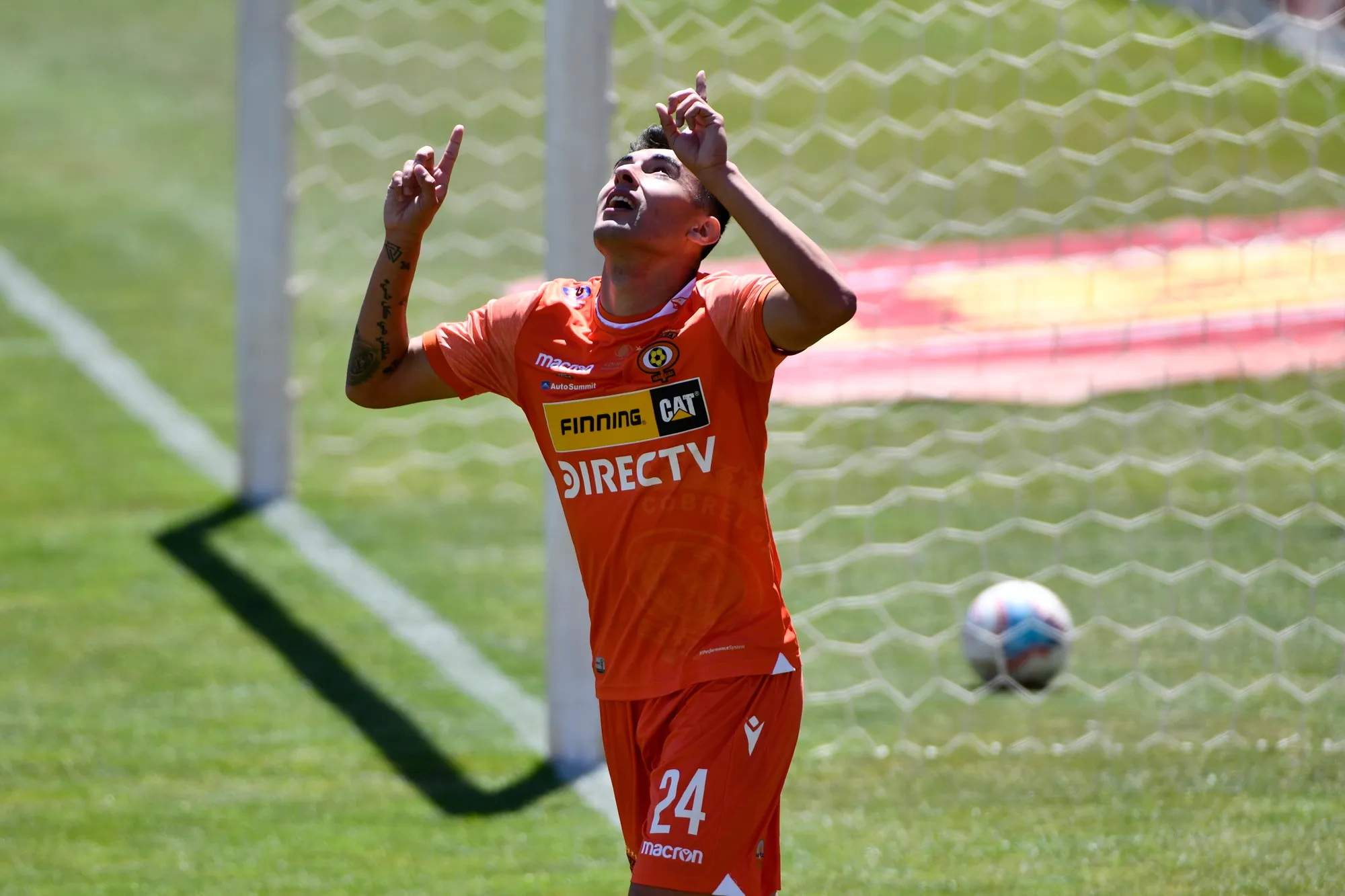 Pablo Brito anotó dos goles y dio dos asistencias en su paso por Cobreloa, donde disputó 28 encuentros. También jugó en Santa Cruz, Santiago Morning y Trasandino. (Pedro Tapia/Photosport).