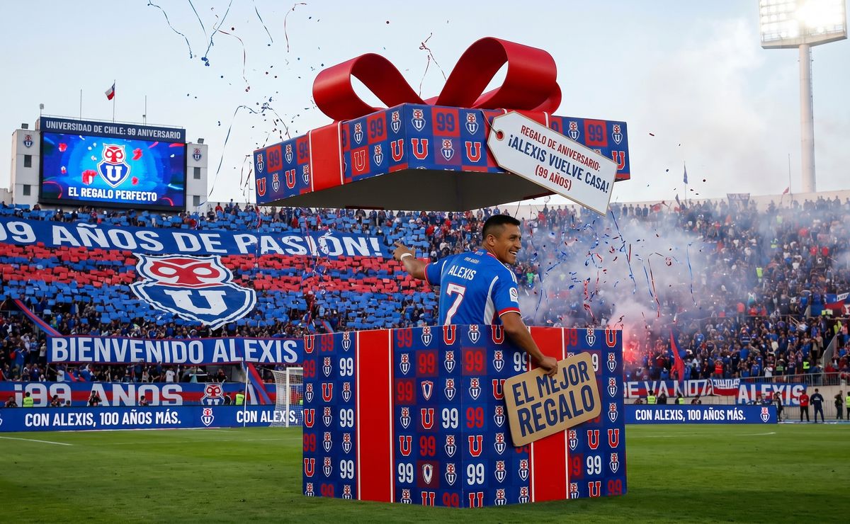 El cruce perfecto: Marsella felicita a la U por sus 99 años con imagen de Alexis en medio de rumores de fichaje
