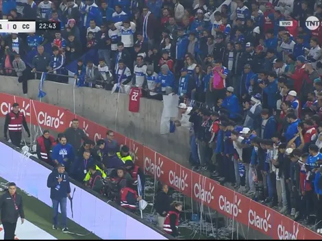 Incidente con un hincha frenó en clásico en el Claro Arena