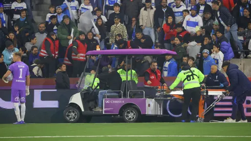 El incidente que marcó el clásico en el Claro Arena.