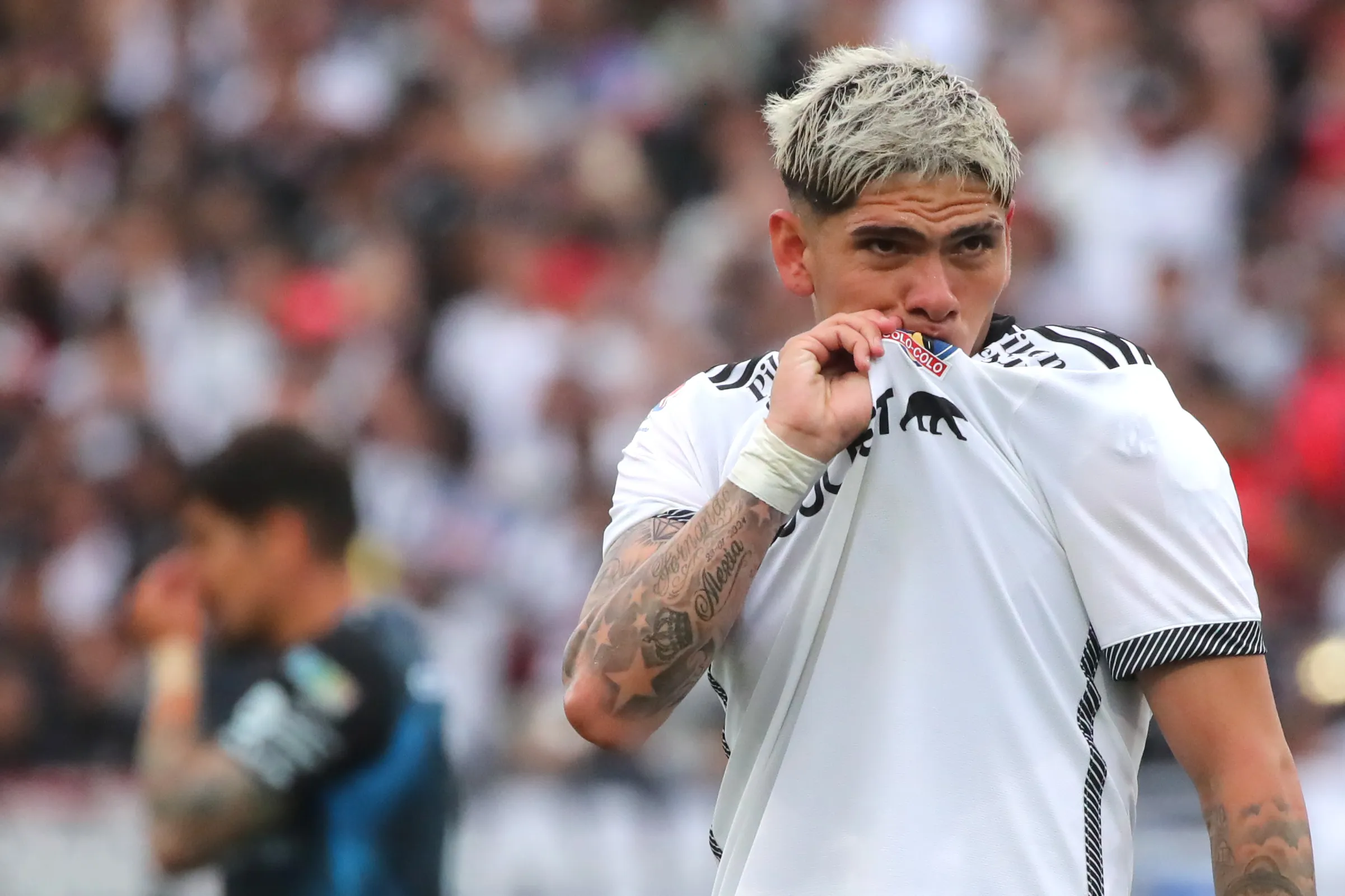 Carlos Palacios fue campeón con Colo Colo en 2024. (Jonnathan Oyarzun/Photosport).