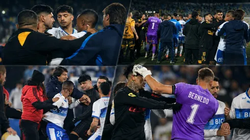 En la Católica terminaron el partido igual que en la Supercopa vs Coquimbo Unido: derrotados y con amago de pelea.