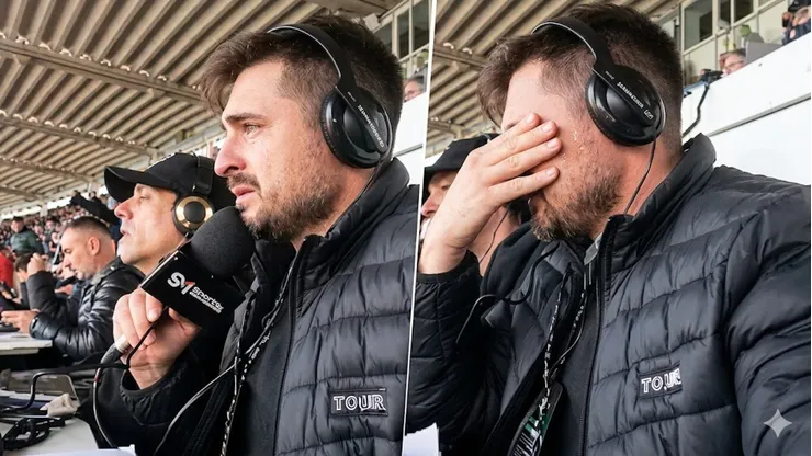 El Tano Santarsiero no pudo contener sus lágrimas al ver la derrota de River Plate