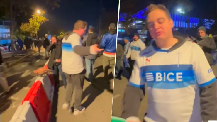 Hincha de Católica se volvió viral por agresión mala leche