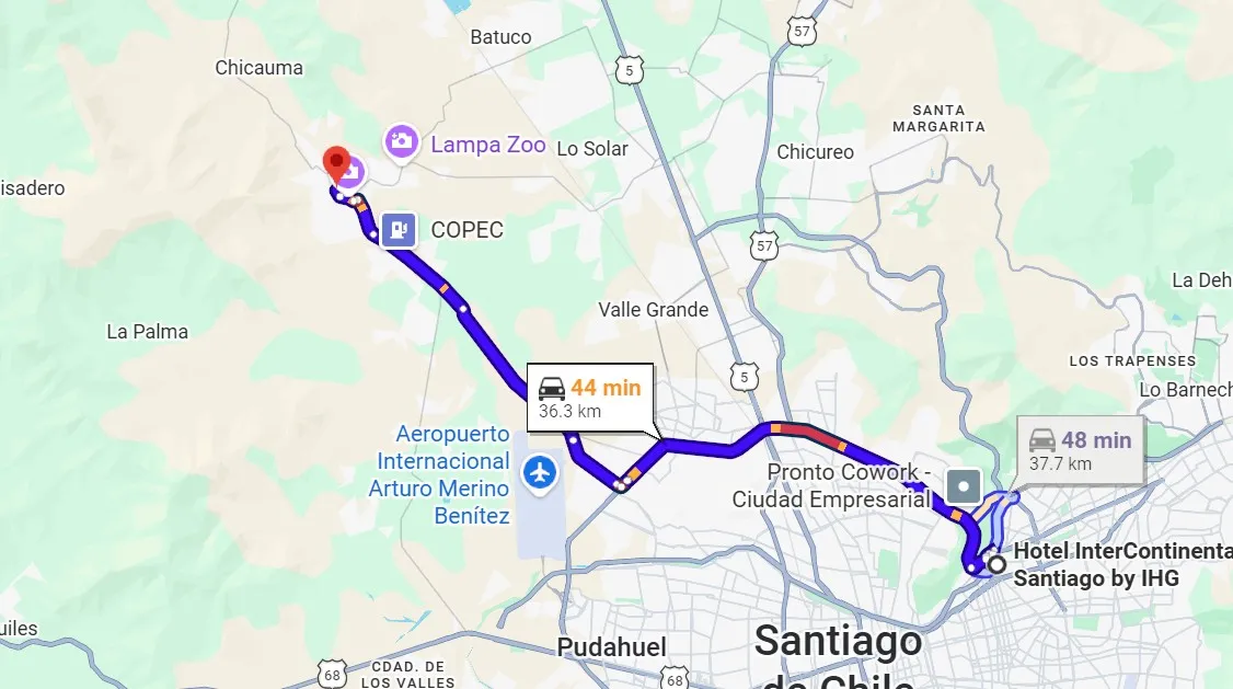 Los jugadores de la U recorrerían casi una hora desde su hotel de concentración