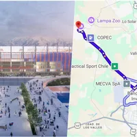 ¿Cuánto demoraría llegar al nuevo estadio de la U en Lampa?