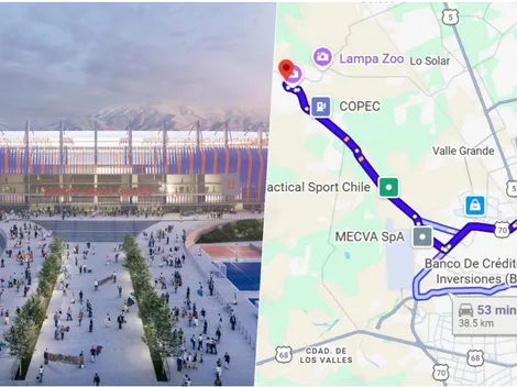 ¿Cuánto demoraría llegar al nuevo estadio de la U en Lampa?