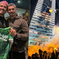 ¡Locura por Coquimbo en Uruguay! Sánchez y Cano arman fiesta copera