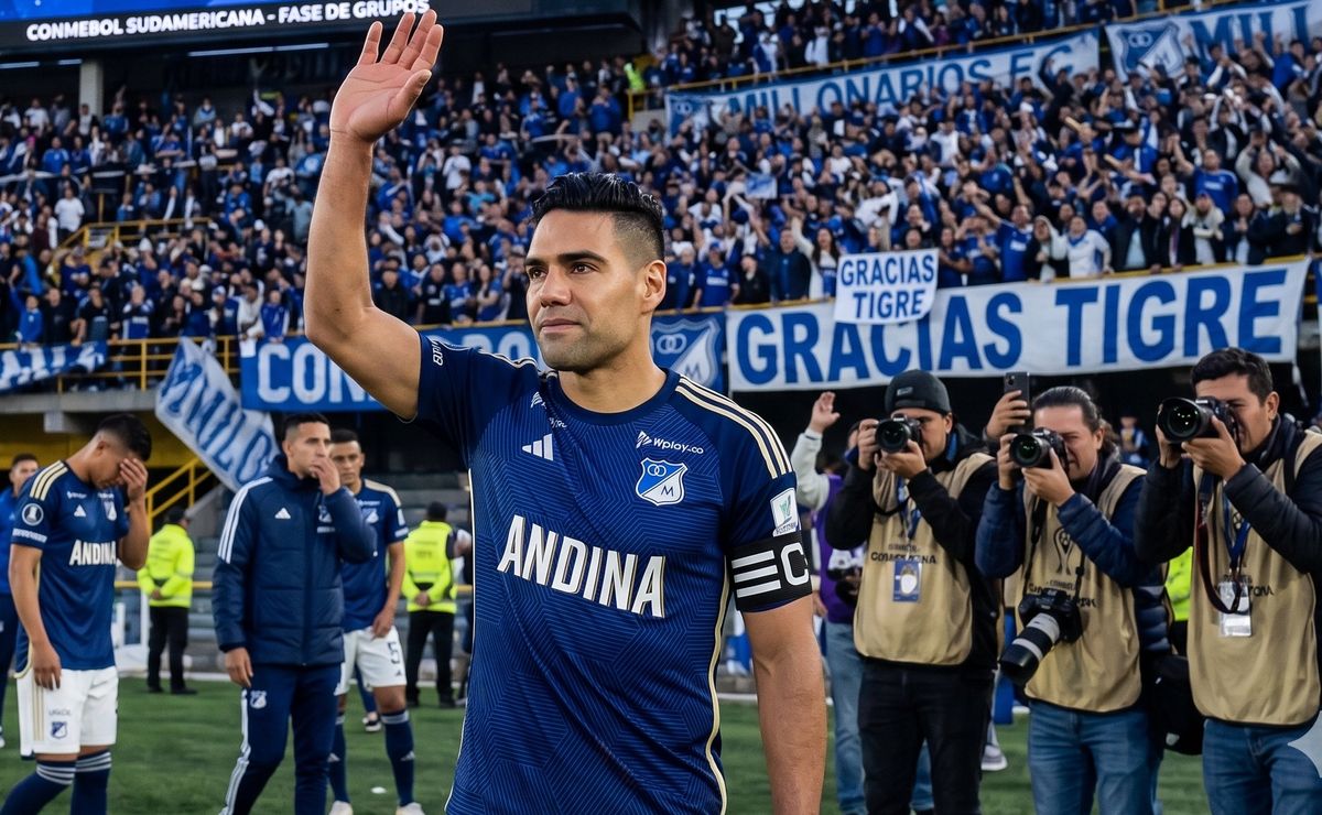 ¿Último baile? Falcao se juega su continuidad en Millonarios en la Sudamericana