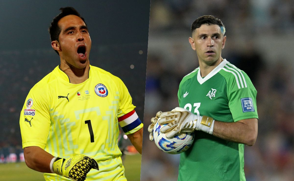 Arquerazo mundialista dice las cosas como son: Claudio Bravo por sobre el Dibu Martínez