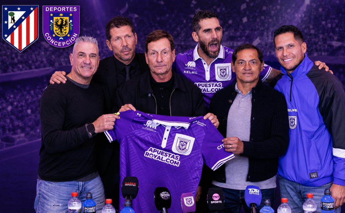 Deportes Concepción alude al Cholo Simeone y el Atlético Madrid por el suegro de Larrivey en el staff de Fernando Díaz