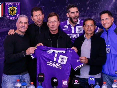 Concepción alude al Cholo Simeone y Atlético Madrid por el suegro de Larrivey