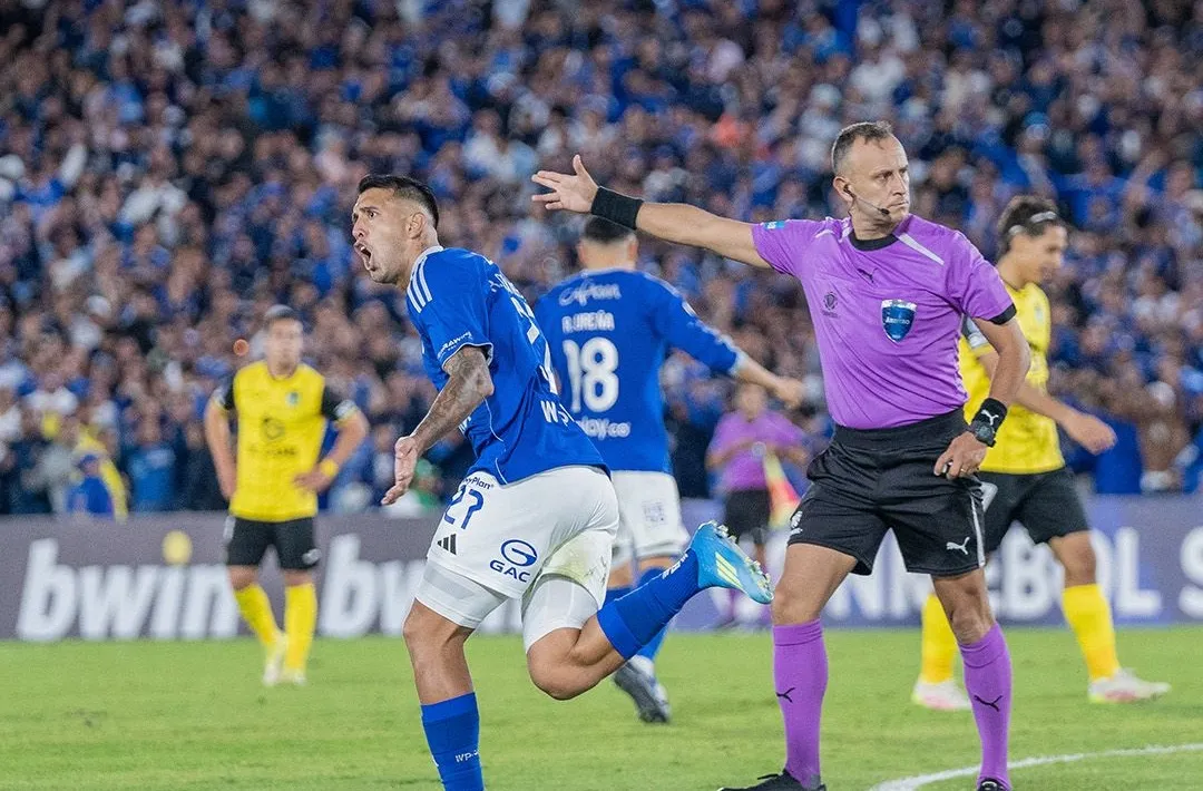 Rodrigo Contreras marcó y puso emoción al duelo de O’Higgins. Foto: Millonarios.