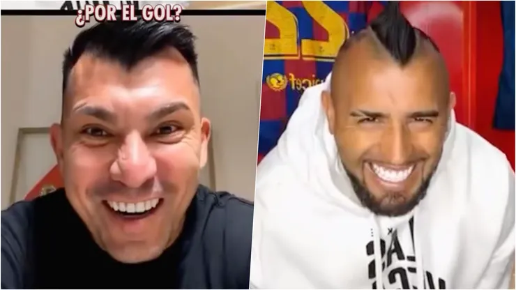 Gary Medel y Arturo Vidal bromearon tras el clásico