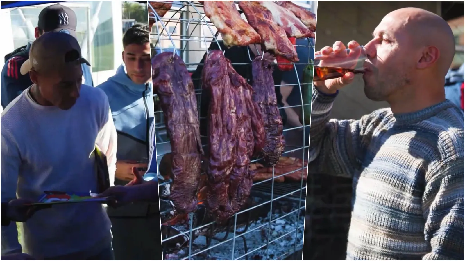 El plantel de U de Chile participó de un asado por los 99 años.
