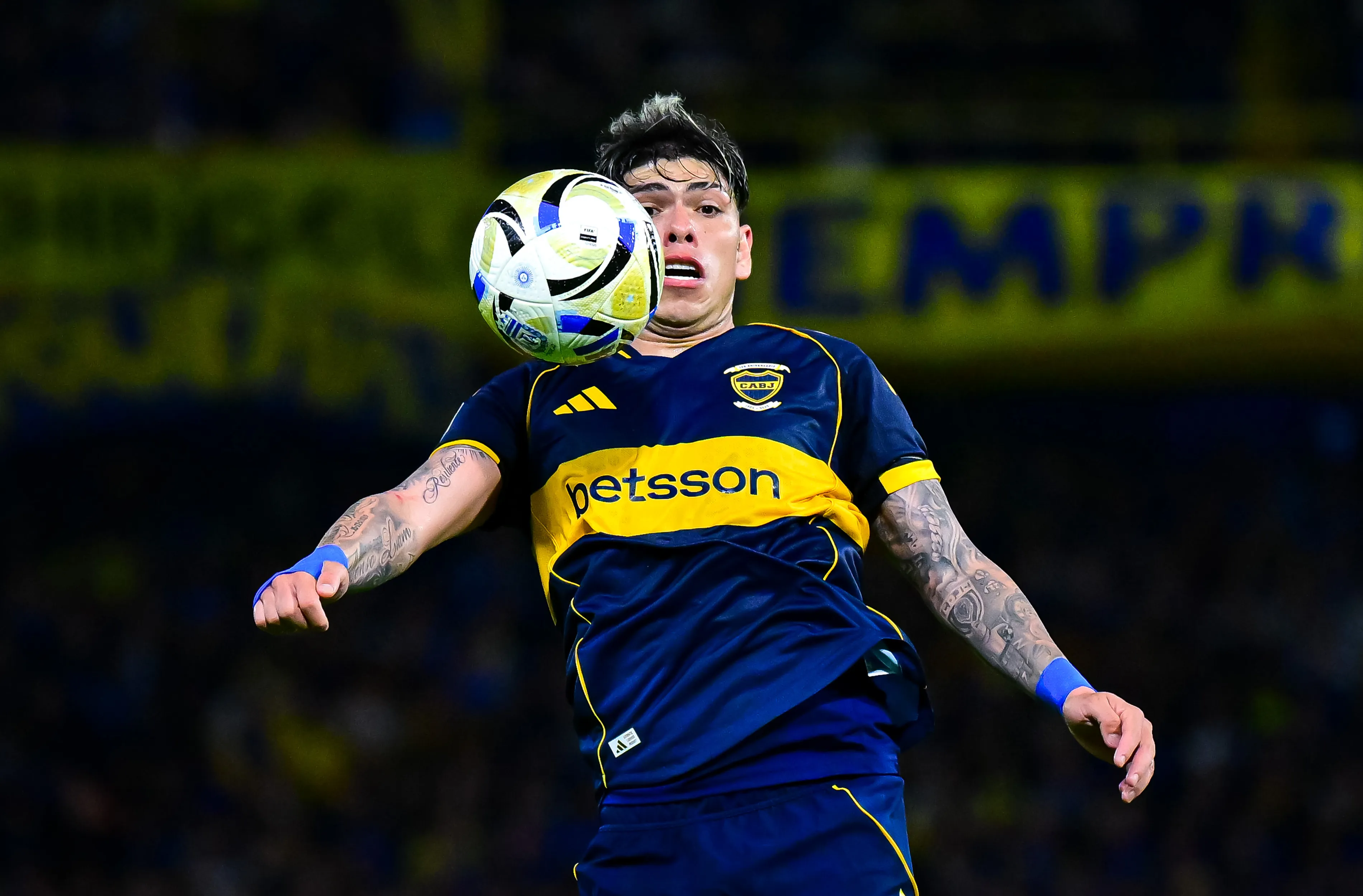 Carlos Palacios no ha visto acción en Boca Juniors en 2026. (Photo by Marcelo Endelli/Getty Images)