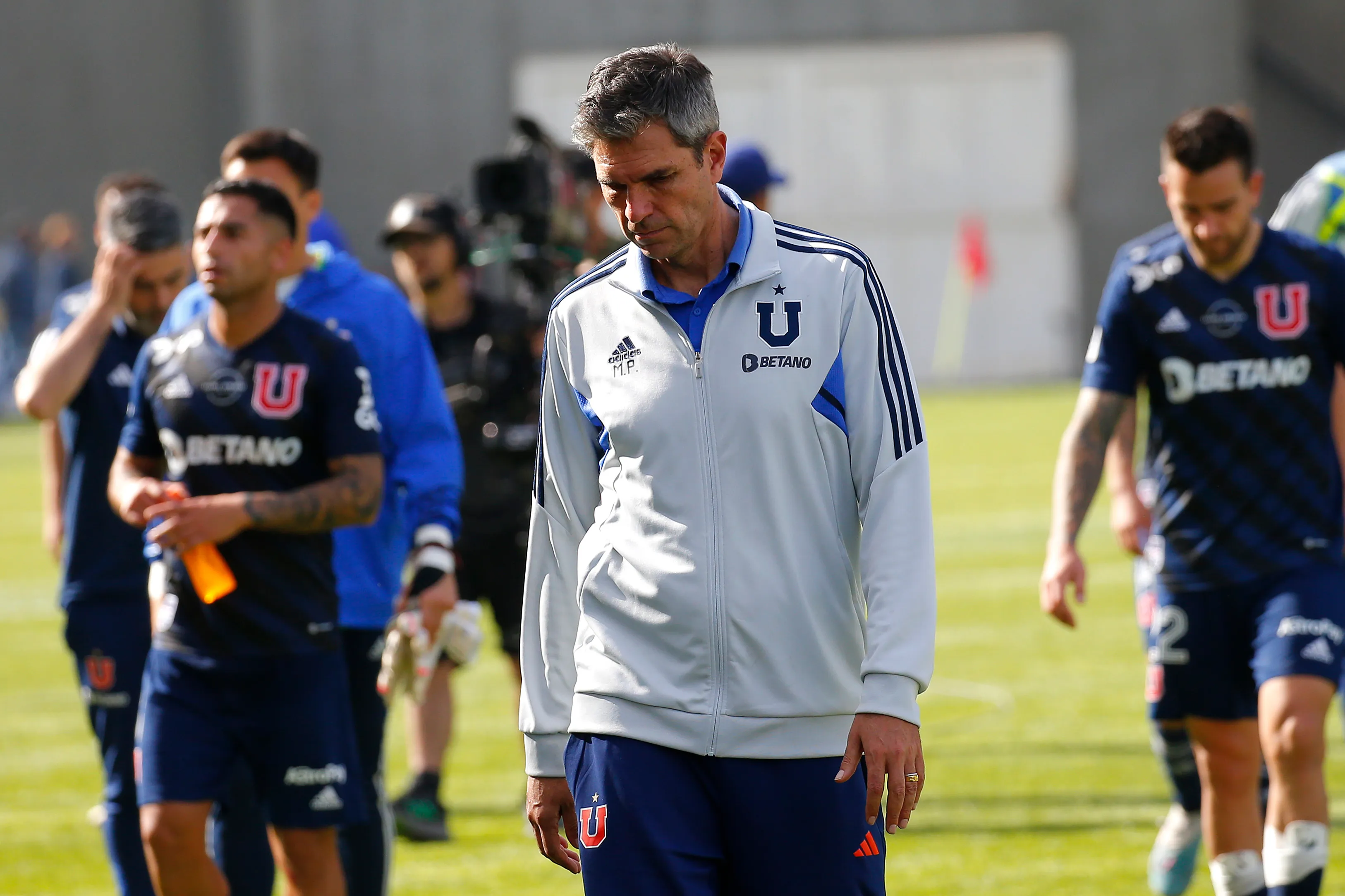 Mauricio Pellegrino estuvo la temporada 2023 en Universidad de Chile. Foto: Sebastián Cisternas/Photosport