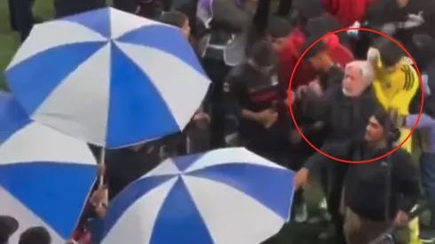El vicepresidente de Blanco y Negro tuvo un cruce con hinchas de la UC