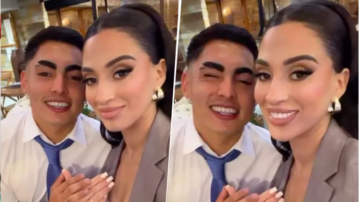 Jordhy Thompson y Camila Sepúlveda se casaron por el civil