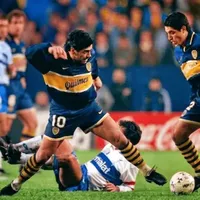 El día que la UC ganó a Boca en "La Bombonera": Diego y Román juntos