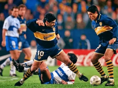 El día que la UC ganó a Boca en "La Bombonera": Diego y Román juntos