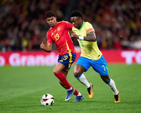 Vinícius Júnior ve a España y Lamine Yamal como protagonistas en este Mundial 2026. | Foto: Getty Images.
