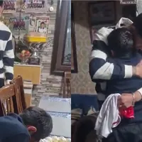 Se formó en Colo Colo, es figura en la B y lloró junto a un niño en hermosa sorpresa