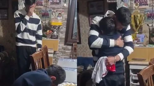 Agustín Ortiz le dio un regalo inolvidable a este fanático del León de Atacama.
