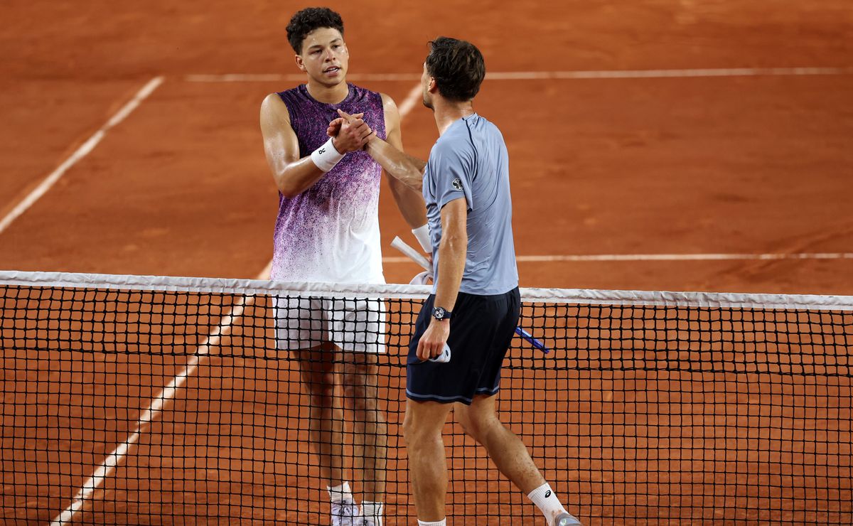 Se suma a Jannik Sinner: Ben Shelton, el otro top five que se va para la casa en Roland Garros