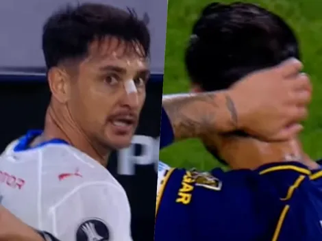 Zampedri no se achicó: el fuerte encontrón con Leandro Paredes
