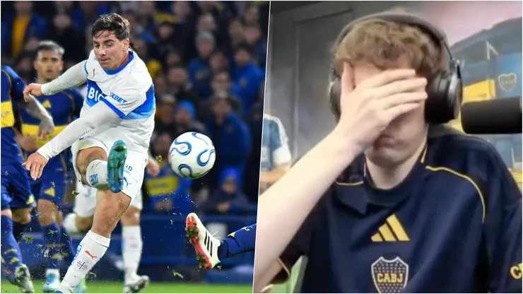 La reacción de Davoo Xeneize al gol que eliminó a Boca