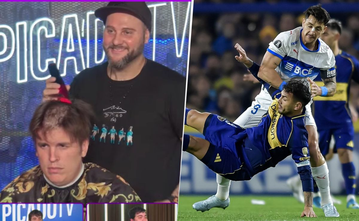 Sonríe Bichi Borghi: periodista termo de Boca Juniors se rapa tras eliminación ante la UC