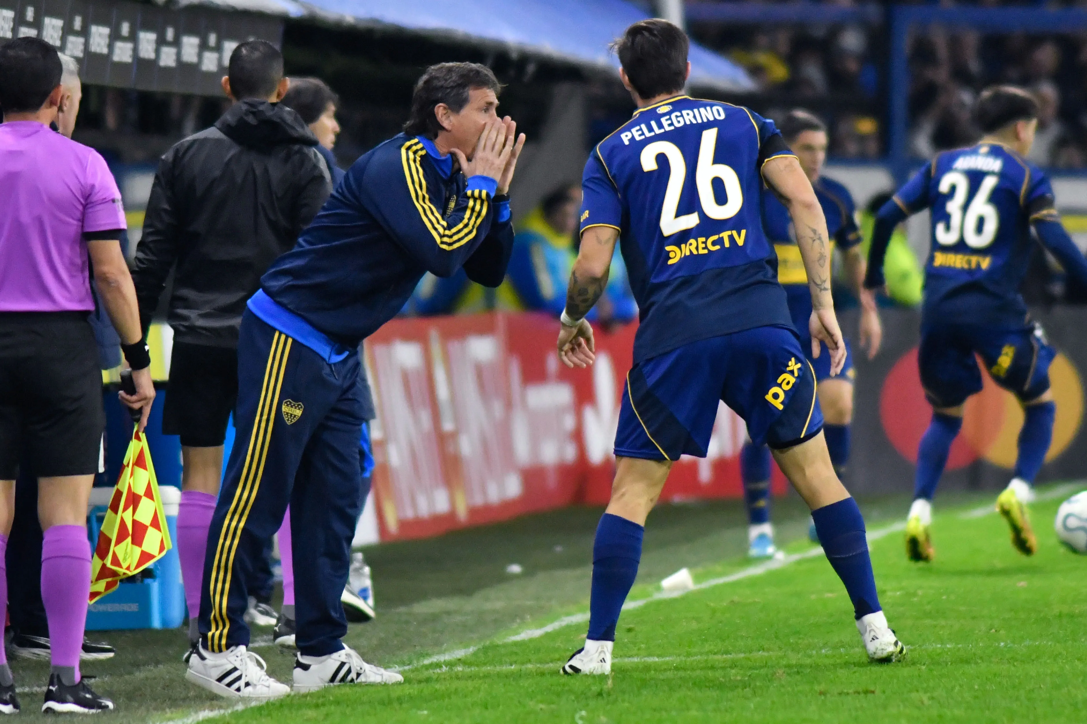 Claudio Ubeda dirigió ante Universidad Católica su último partido como DT de Boca Juniors. | Foto: Photosport.